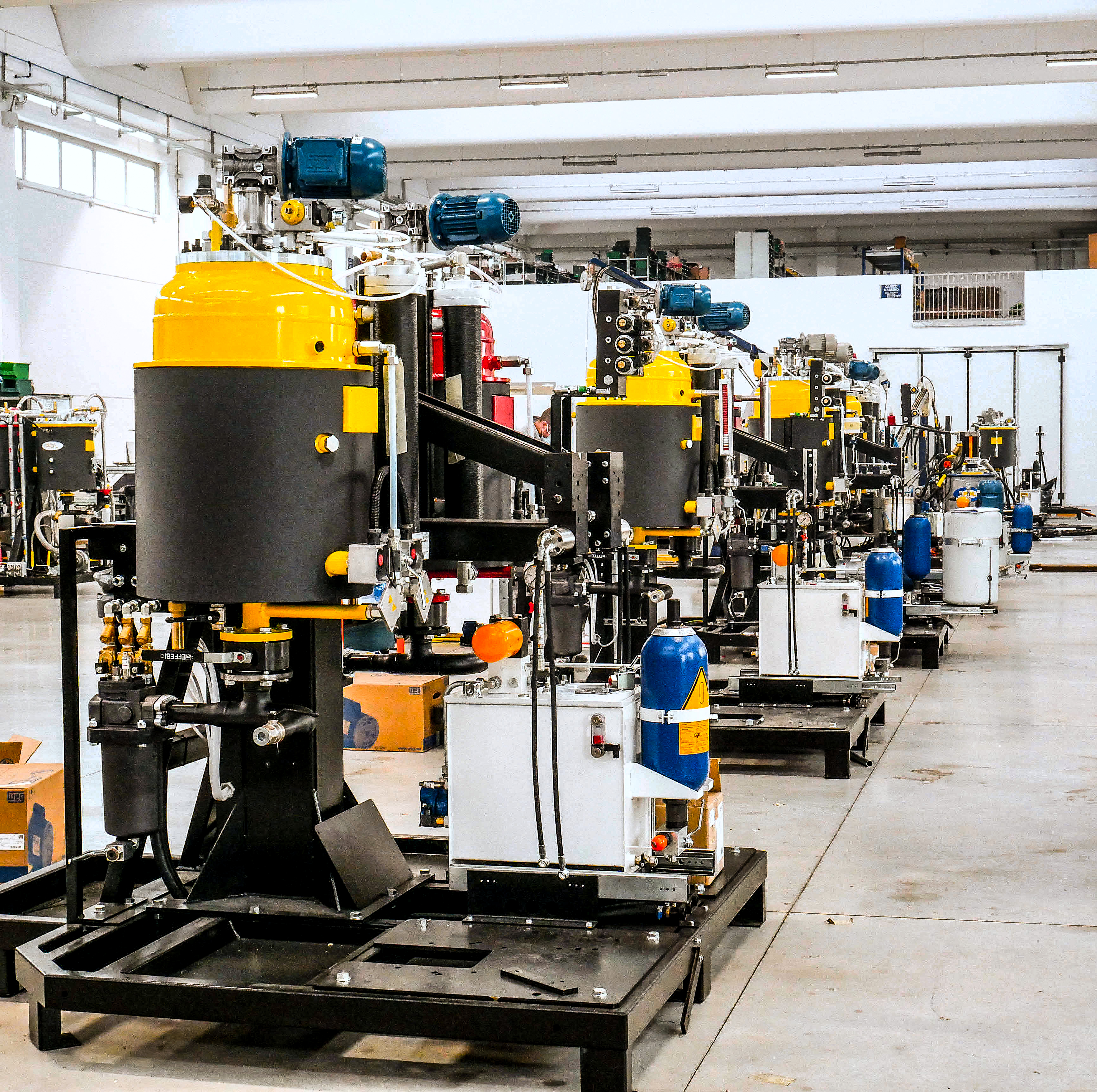 Máquinas espumadoras